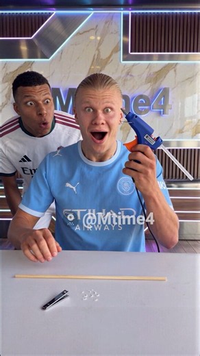 Yamal Needed Help… Haaland Got Creative 😳🛠️ #parody #football #haaland