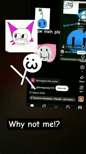 look guys i draw someone