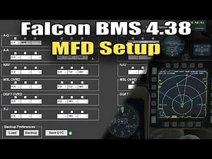 Falcon BMS 4.38 DTC | MFD Master Mode Setup Tutorial