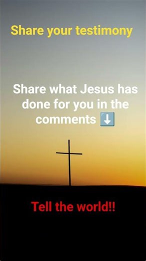 Share Your Heartfelt Testimony of Jesus Christ -Don't be ashamed