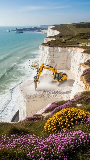 147K views · 1.8K reactions | Epic Clifftop Tudor Villa Build Overlooking the English Channel! #construction #villa #dreamhome | Vu Play | Facebook