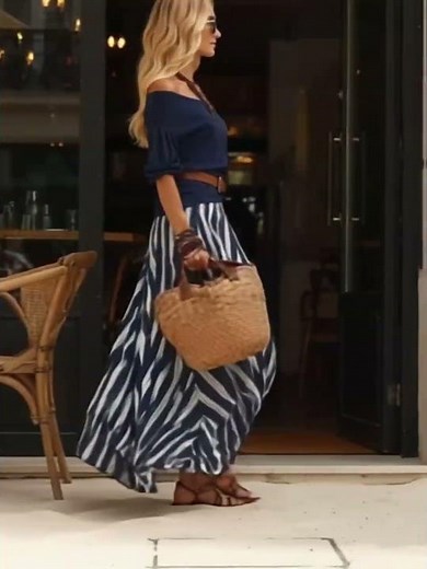 Notre ensemble bohème-chic qui fait tourner les têtes 🌴✨