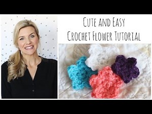 Cute Easy Crochet Flower Tutorial