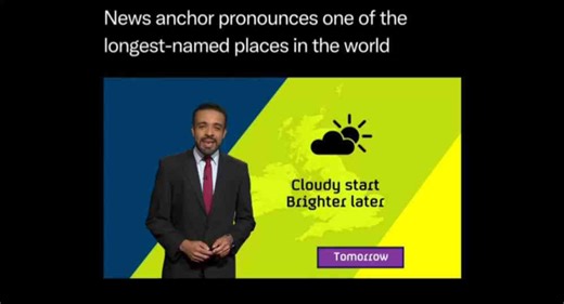 Watch This News Anchor Pronounce One Of The Longest Names In The World