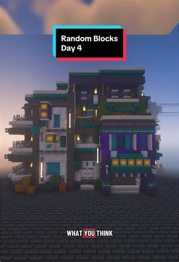 Cyberpunk Minecraft Build Challenge Day 4