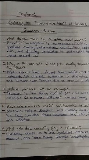 Class 8 science chapter 1 short Question Answer