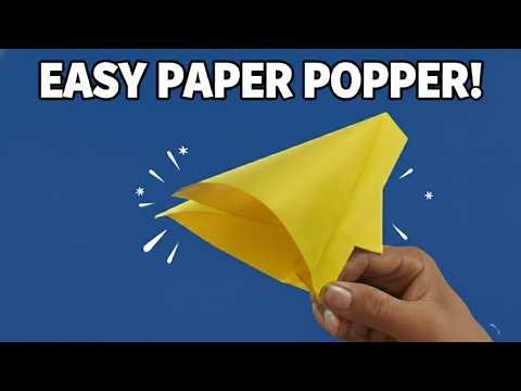 How To Make an EASY Paper Popper That Really Pops | Simple Origami