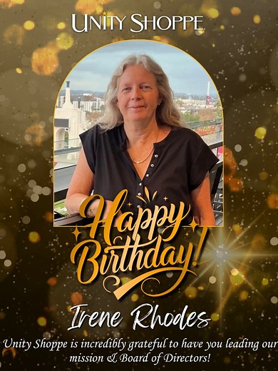 🎂🎊🎈 Celebrating our extraordinary Board Chair, Irene Rhodes! 🎂🎊🎈 Irene's vision, strength, and generosity continue to guide our mission with purpose and heart! ⭐️ Irene, your leadership inspires our entire community, and today we honor the grace and dedication you bring to every moment. Thank you for lighting the way with wisdom and compassion ❤️⭐ | Unity Shoppe