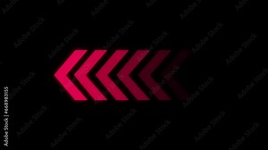 Directional arrow loop, direction arrow