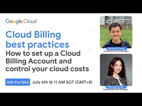 Cloud Billing best practices: How to set up a Cloud Billing Account and control your cloud costs