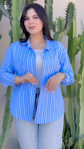 New New 🎁 Chemise 👔 Nouvelle collection d’été 2025 ❤️👗 Taille 36 38 40 42 44 46 48⛔️Tissu: Popline ⛔️Disponible gros et détail🚚 frais de livraison 8Dt | Chacha Collection