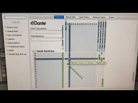 Using Dante To Get Ableton Tracks to Yamaha CL5