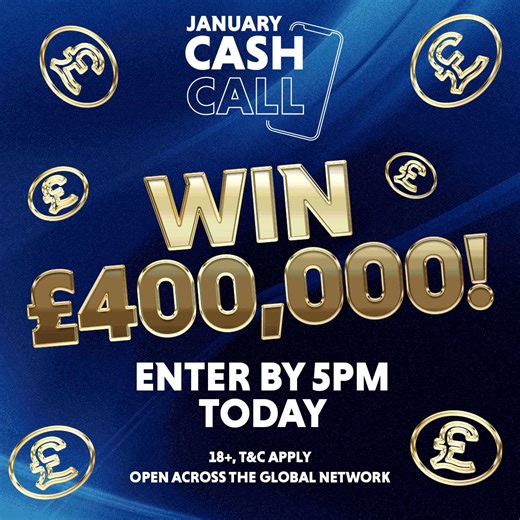 Last day to enter! We guarantee a £400,000 cash winner, today. Click below to enter | Classic FM