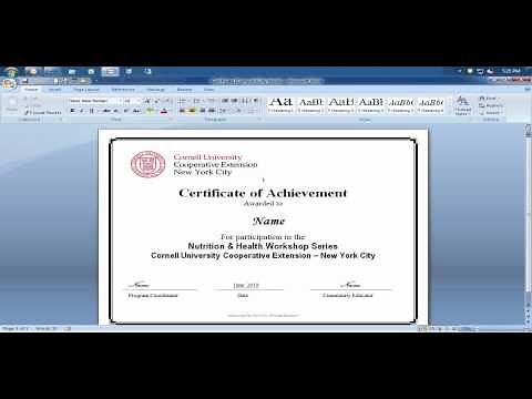 How to Print Multiple Certificates