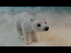 Needle Felted Polar Bear (Time lapse)
