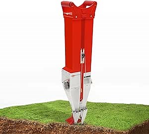 Manual Seed Spreader - 2 in 1 Handheld Corn Peanut Seeder Double-Cylinder Corn Planter Adjustable Seed Fertilizer Applicator Adjustable Planting Depth Hand Seed Sower Tool for Household Garden Patio