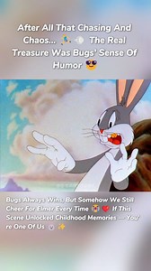 Elmer Fudd: “I’ll get that wabbit this time.” Bugs Bunny: holds carrot — “You sure about that?” 🥕😂 This ending sums up every Looney Tunes chase — chaos, laughter, and perfect timing! If you remember staying up late watching this, your childhood was elite 💫 🐰 Comment your age when you first met Bugs Bunny! . . . . . #bugsBunny #elmerfudd #looneytunes #classiccartoons #nostalgiccartoons #oldcartoonmemories #vintageanimation #cartoonshorts #funnyreels #viralreels #explorepage #cartoonmemes #thr