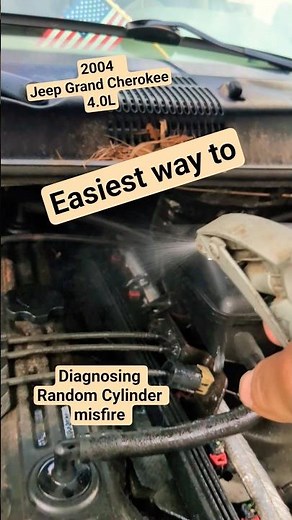 2004 Jeep Grand Cherokee Random Cylinder Misfire Easiest way to Diagnose Vapor Lock #mechanic #Jeep