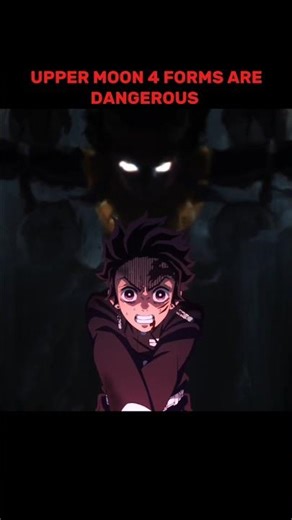 UPPER MOON 4 FORMS 💀#anmie #demonslayer #kimetsunoyaiba #kny #shorts