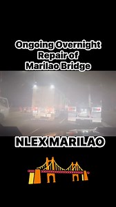 Ongoing repair of Marilao bridge along NLEX | Joey Austria