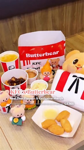 3.3K views · 82 reactions | 【 @girlstyle.sg 】 KFC x Butterbear . KFC...