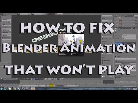 How To Fix Blender Animation( Simulation) Not Running