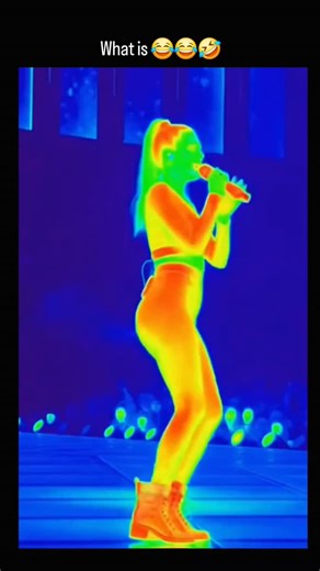 memelogist on Instagram: "This post shares a thermal imaging clip from a concert, capturing a performer's flatulence as a visible heat plume near their backside, fitting into the "thermal farts" viral meme that exploded on TikTok in 2024 with compilations amassing over 50 million views across platforms. @ManiaiK45505 , a low-follower account, uploaded this on December 27, 2025, amid a rapid-fire series of near-identical posts, indicating a strategy to exploit the trend's humor for potential vira