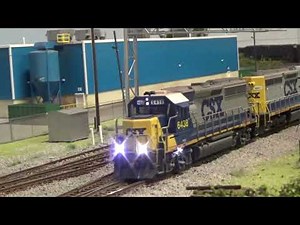 CSX Trash Train With Great Power!