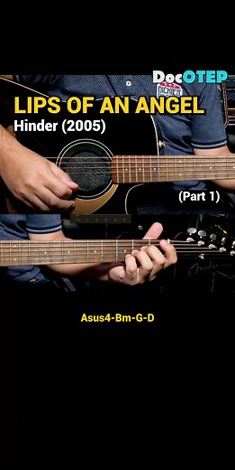 Lips Of An Angel - Hinder (Guitar Chords Tutorial with Lyrics) part 1 SHORTS REELS | Doc OTEP Studio