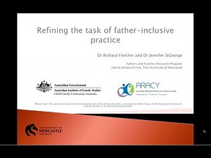 Webinar: Refining the task of father-inclusive practice