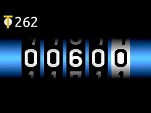 🇪🇳 [4K] Odometer 60 second timer ( v 262 ) + music