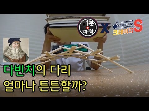 놀라운 건축의 과학! 오로지 나무만으로 만든 다빈치 다리는 얼마나 튼튼할까? [크레이지S 클립] / YTN사이언스