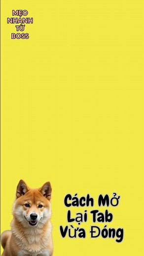 Cách Mở Lại Tab Vừa Đóng (TUYỆT CHIÊU Ctrl + Shift + T)