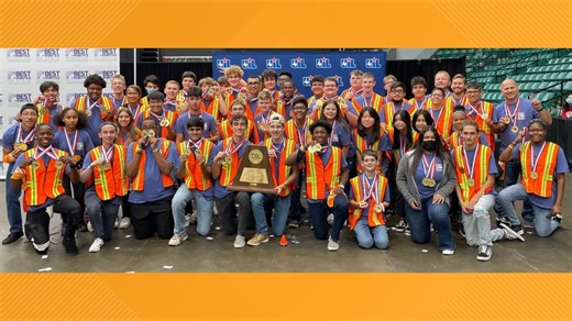 Hutto High School robotics team wins another state championship