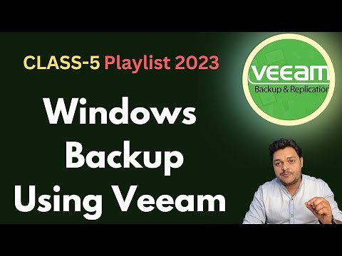 How to configure Backup for Windows 11 using veeam backup 11 step by step guide ! Veeam Backup Class