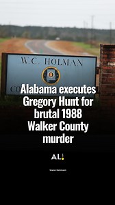 19K views · 99 reactions | Gregory Hunt, 65, died byinhaling pure nitrogen gas at William C. Holman Correctional Facility in Atmore. It’s the only prison in Alabama with an execution chamber. Hunt was the state’s fifth nitrogen execution. His execution was Alabama’s third overall this year. #departmentofcorrections #nitrogengass #deathpenalty #execution #atmorealabama #prison | al.com | Facebook