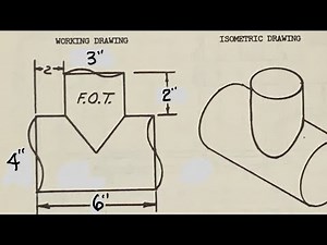 Parallel line development - 3” on 4” FOT Tee, paper layout
