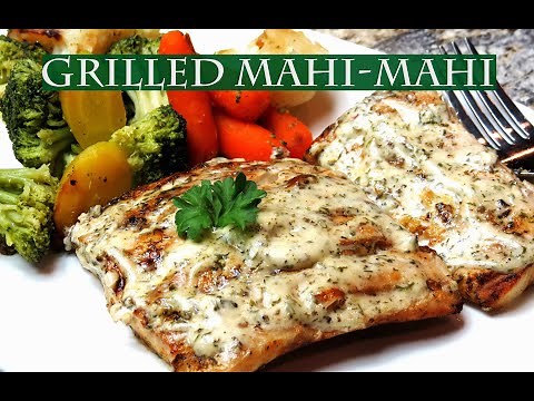 GRILLED MAHI-MAHI WITH LEMON MAYO GLAZE | HOW TO GRILL MAHI-MAHI FISH | MAHI-MAHI RECIPE