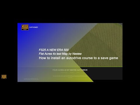 FS25 l Autodrive l Tuition How to load a course l Farming Simulator 25