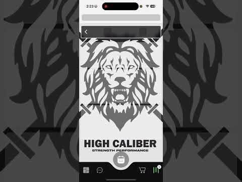 Using your new App StreamFit at High Caliber!