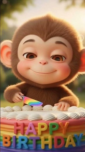 Happy Birthday song/Monkey happy birthday