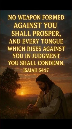 No Weapon Formed Against You Shall Prosper 🛡️🔥 | Isaiah 54:17