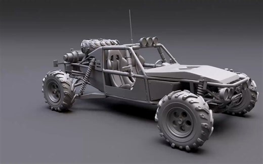 【3Dmax教程】超详细汽车建模教程，车身、轮胎零部件拆解建模，3Dmax零基础建模案例讲解 ，次世代应表面制作，3D建模教程