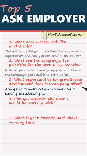 Want to leave a lasting impression in your next job interview? In this video, we reveal the Top 5 Questions You Should Ask the Employer before the interview ends. These questions not only show you're prepared and thoughtful but also help you evaluate if the role and company are the right fit for your career goals. Whether you're a recent grad, a mid-level professional, or aiming for a leadership position, these interview questions will give you a strategic edge. Watch now to elevate your intervi