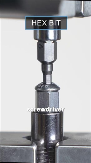 Screwdriver Bit Test - Hex Bit | Smashing Science #shorts