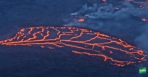 Remarkable live-stream video captures the slow eruption of Hawaii's Kilauea volcano