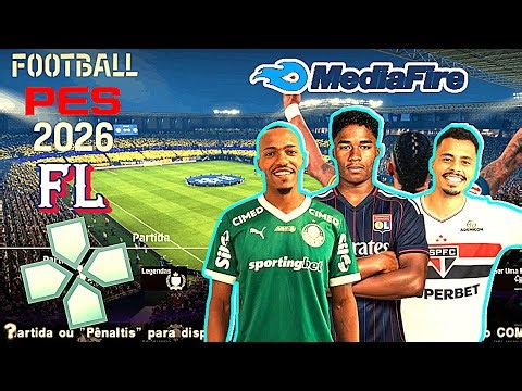 🚨 MELHOR EFOOTBALL 2026 PARA PPSSPP ATUALIZADO! Acessórios/Chuteira | YOSHIPD