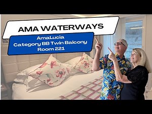 "AmaLucia Cabin Tour: Inside a Luxurious AmaWaterways Stateroom!" Category BB
