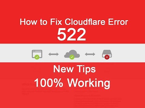 Fix Error 522 Connection Timed Out | Cloudflare TLS Error