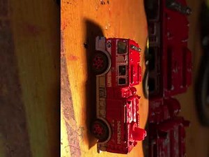 Part one of my customizing code 3 fire trucks and matchbox firetrucks
